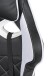 Gaming-Stuhl >Game-Rocker< Racer-Design, schwarz / weiß - 66x128x66cm (BxHxT)