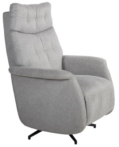 Relaxsessel >Peralta<  360° Drehfunktion, steingrau, Webstoff - 78x107x93cm (BxHxT)