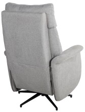 Relaxsessel >Peralta<  360° Drehfunktion, steingrau, Webstoff - 78x107x93cm (BxHxT)
