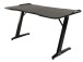 Schreibtisch >Game-Rocker< RGB LED Beleuchtung, Carbon-Optik, schwarz - 76x77x152cm (BxHxT)