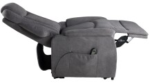 TV-Sessel >Toronto< bis 150kg, ellektrisch,  grau, Webstoff - 76x82x93cm (BxHxT)