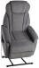 TV-Sessel >Toronto< bis 150kg, ellektrisch,  grau, Webstoff - 76x82x93cm (BxHxT)