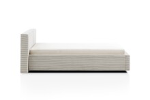 Polsterbett >Cube< Liegefläche 140x200cm, beige, Stellmaß: 180x82x227cm (BxHxT)