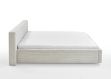 Polsterbett >Cube< Liegefläche 180x200cm, beige, Stellmaß: 220x82x227cm (BxHxT)