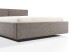 Polsterbett >Cube mit BK< Liegefläche 140x200cm, taupe, Stellmaß: 180x82x227cm (BxHxT)