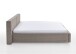 Polsterbett >Cube mit BK< Liegefläche 180x200cm, taupe, Stellmaß: 220x82x227cm (BxHxT)