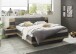 Bettanlage >LINEA< in Bartex Eiche / Graphit - 296x97x210cm (BxHxT)