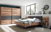Schlafzimmer-Set >ALICANTE< (2-teilig) Alpine /...