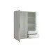 Kleiderschrank >ADELINE< Garderobenschrank, Mehrzweckschrank, weiß - 120x140x38cm (BxHxT)