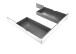 Schlafzimmer-Set >Maturs< (2-teilig) weiss/Graphit - Schrank 267x205x57cm, Bett 305x93x210cm