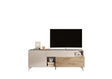 Lowboard >Morena< Softclose, Cashmere / Eiche Cadiz...