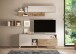 Lowboard >Morena< Softclose, Cashmere / Eiche Cadiz Nachbildung - 181x67x42 (BxHxT)