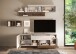 Lowboard >Morena< soft-close, Cashmere / Mercure, Holzwerkstoff - 181x67x42cm (BxHxT)