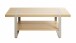 Couchtisch >25799< in eiche Dekor / Metall - 120x45x60cm (BxHxT)