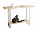 Konsole >37701< in eiche Dekor / Metall - 120x82x30cm (BxHxT)