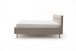 Stauraumbett >Lotte mit BK< Liegefläche 160x200cm, beige, Stellmaß: 181x105x222cm (BxHxT)