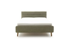 Stauraumbett >Lotte mit BK< Liegefläche 160x200cm, grün, Stellmaß: 181x105x222cm (BxHxT)