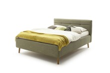 Stauraumbett >Lotte mit BK< Liegefläche 180x200cm, grün, Stellmaß: 201x105x222cm (BxHxT)