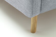 Stauraumbett >Lotte mit BK< Liegefläche 160x200cm, pastellblau, Stellmaß: 181x105x222cm (BxHxT)