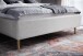 Stauraumbett >Lotte mit BK< Liegefläche 160x200cm, grau, Stellmaß: 181x105x222cm (BxHxT)