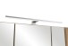 Badmöbel-Set >Paris< (2-teilig) in weiß / Wotaneiche-Dekor - 105x195x47 (BxHxT)