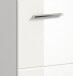 Badezimmer-Set >Ice< in Weiß / Weiß Hochglanz - 105x185x30cm (BxHxT)
