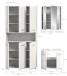 Badezimmer-Set >Ice< in Weiß / Weiß Hochglanz - 165x185x30cm (BxHxT)