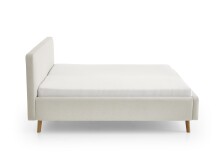 Polsterbett >Mattis< Liegefläche 160x200cm, Nordic Ivory, Stellmaß: 181x105x218cm (BxHxT)