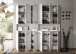 Badezimmer-Set >Ice< in Weiß / Weiß Hochglanz - 180x185x30cm (BxHxT)