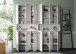 Badezimmer-Set >Ice< in Weiß / Weiß Hochglanz - 180x185x30cm (BxHxT)