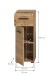 Hochschrank >Ice< in artisan oak - 30x80x30cm (BxHxT)