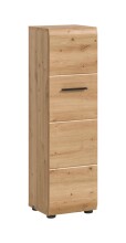 Stauraumschrank >Ice< in artisan oak - 30x106x30cm...