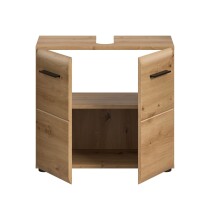 Waschbeckenunterschrank >Ice< in artisan oak - 60x54x30cm (BxHxT)