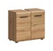 Waschbeckenunterschrank >Ice< in artisan oak - 60x54x30cm (BxHxT)