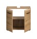 Waschbeckenunterschrank >Ice< in artisan oak - 60x54x30cm (BxHxT)