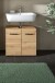 Waschbeckenunterschrank >Ice< in artisan oak - 60x54x30cm (BxHxT)