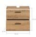 Waschbeckenunterschrank >Ice< in artisan oak - 60x54x60cm (BxHxT)
