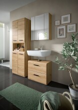 Hochschrank >Ice< in artisan oak - 60x185x30cm (BxHxT)