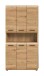 Stauraumschrank >Ice< in artisan oak - 90x185x30cm (BxHxT)