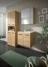 Waschtisch-Set >Ice< in artisan oak - 60x55x46cm (BxHxT)
