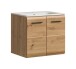 Waschtisch-Set >Ice< in artisan oak - 60x55x46cm (BxHxT)