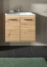 Waschtisch-Set >Ice< in artisan oak - 60x55x46cm (BxHxT)