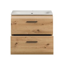 Waschtisch-Set >Ice< in artisan oak - 60x55x46cm (BxHxT)