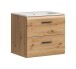 Waschtisch-Set >Ice< in artisan oak - 60x55x46cm (BxHxT)