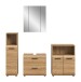 Badezimmer-Set >Ice< in artisan oak - 180x185x30cm (BxHxT)
