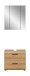 Badezimmer-Set >Ice< in artisan oak - 60x185x30cm (BxHxT)