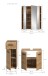 Badezimmer-Set >Ice< in artisan oak - 105x185x30cm (BxHxT)