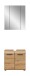 Badezimmer-Set >Ice< in artisan oak - 60x185x30cm (BxHxT)