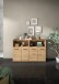 Badezimmer-Set >Ice< in artisan oak - 120x80x30cm (BxHxT)