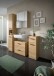 Badezimmer-Set >Ice< in artisan oak - 150x185x30cm (BxHxT)